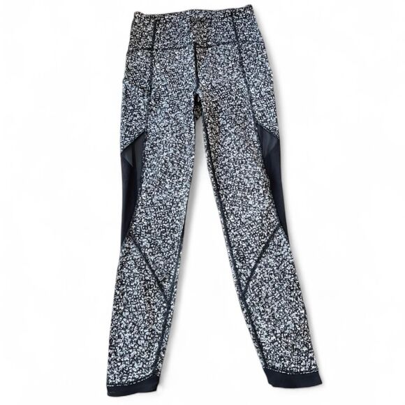 Lululemon Daisy Black & White Speed Up Tight 2.0 leggings - Picture 1 of 7